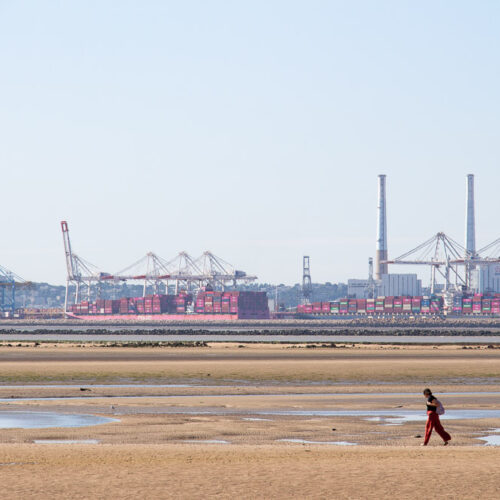 Tirage photo « Estuaire de la Seine à marée basse »